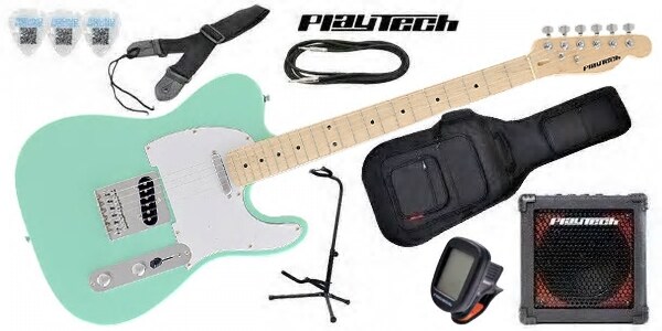 PLAYTECH/TL250ギター入門セット Sonic Blue