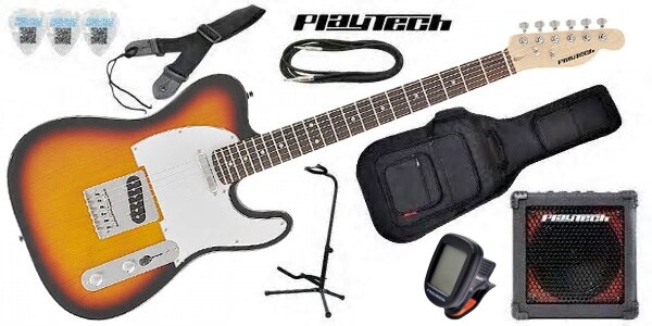 PLAYTECH/TL250ギター入門セット Sunburst