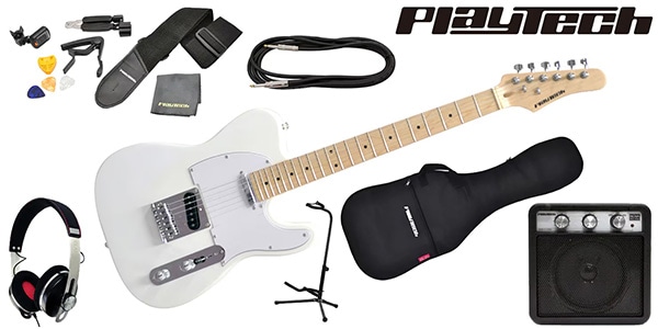 PLAYTECH ( プレイテック ) / TL250 White Maple ギター入門セット 3