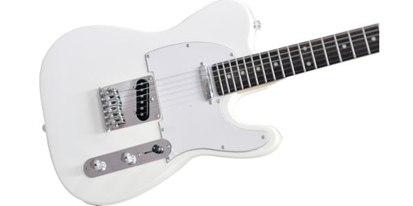 テレキャスタータイプ ホワイト エレキギター】FenderJapanよりスノーホワイトカラーに仕上げた