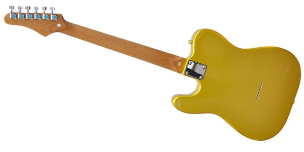 PLAYTECH ストラトキャスター Gold カーボナイズドメイプルネック PLAYTECH ( プレイテック ) TL280 Gold 【カーボナイズド