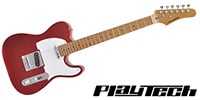 PLAYTECH / TL280 Metallic Red 【カーボナイズド・メイプルネック】