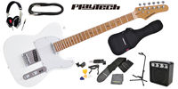 PLAYTECH / TL280 White 【ｶｰﾎﾞﾅｲｽﾞﾄﾞ･ﾒｲﾌﾟﾙﾈｯｸ】 ギター入門セット 3