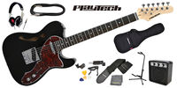 PLAYTECH / TL300 Hollow Black ギター入門セット 3