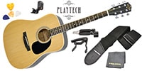 PLAYTECH / ZD18 ギター入門セット Natural