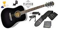 PLAYTECH / ZD18 ギター入門セット Black