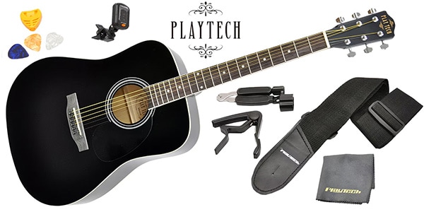PLAYTECH / ZD18 ギター入門セット Black