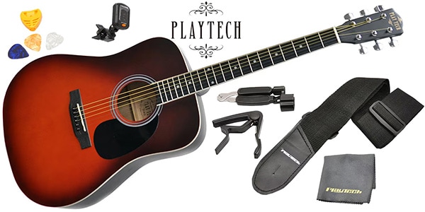 PLAYTECH ( プレイテック )  / ZD18 ギター入門セット Sunburst
