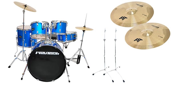 PLAYTECH ( プレイテック )  / ZDS3000X Blue　2クラッシュ+ライドシンバルセット