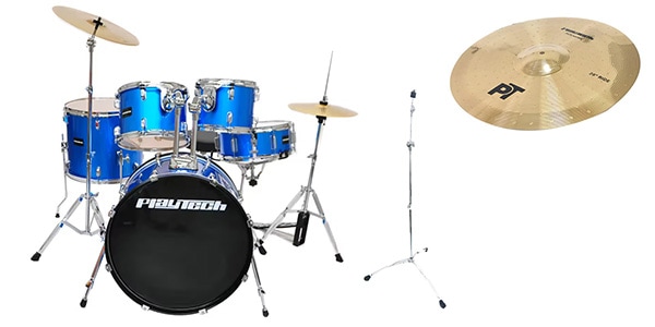 PLAYTECH ( プレイテック )  / ZDS3000X Blue クラッシュ+ライドシンバルセット