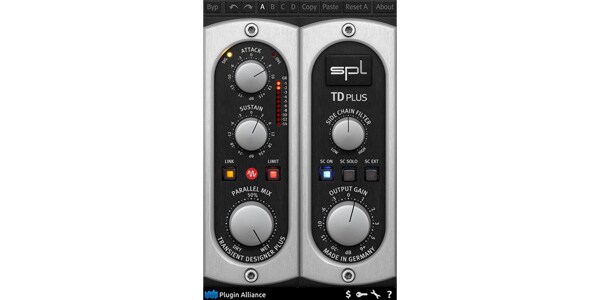 Plugin Alliance/SPL Transient Designer Plus　ダウンロード納品