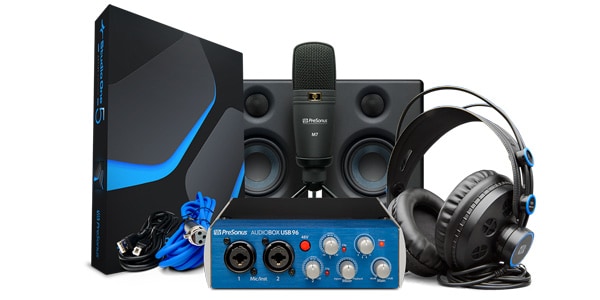 Amazon.com: PreSonus AudioBox 96 Studio USB 2.0 Recording Bundle with  Interface, Headphones, Microphone and Studio One software : Presonus:  Musical 