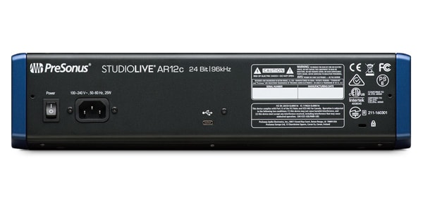 Presonus studiolive AR12c オーディオインターフェース