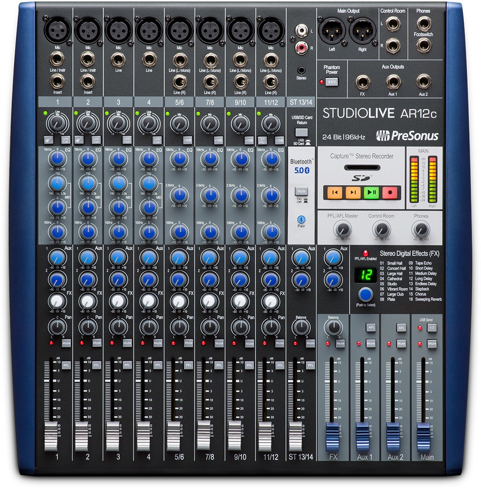 PRESONUS/StudioLive AR12c ハイブリッドミキサー