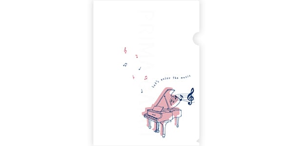 PRIMA GAKKI ( プリマ楽器 )  / PRSP-40 大きなサイズのピアノファイル クリア