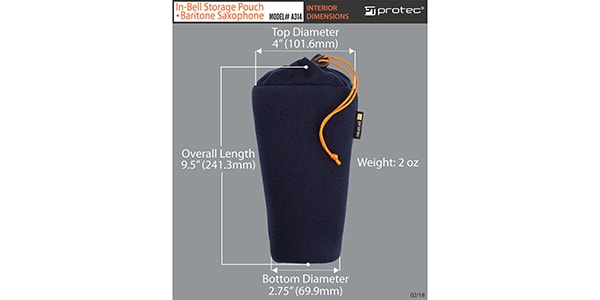 PROTEC / A314 IN BELL pouch for baritone saxophone画像4