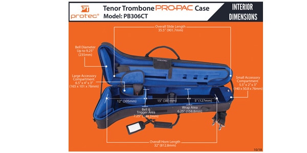 PROTEC ( プロテック ) PB306CT トロンボーンケース 送料無料