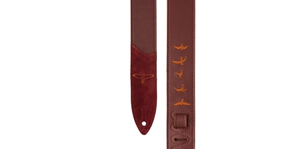 Paul Reed Smith (PRS) / PRS Premium Leather Strap, Birds Embroidery, Burgundy画像2