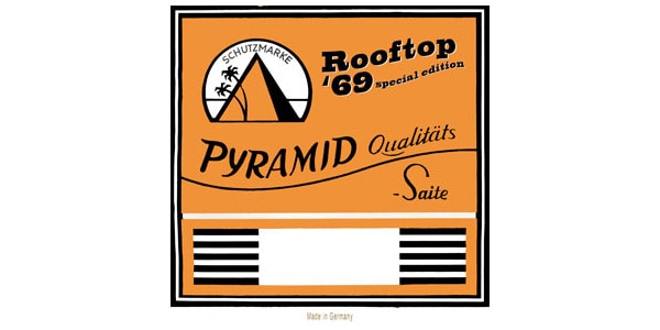 Pyramid Strings ( ピラミッドストリングス )  / RT69 Black Nylon Tape Wound Bass StringsShort Scale 55-112