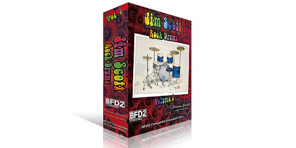 PLATINUM SAMPLES/Jim Scott Rock Drums Vol 1 for BFD