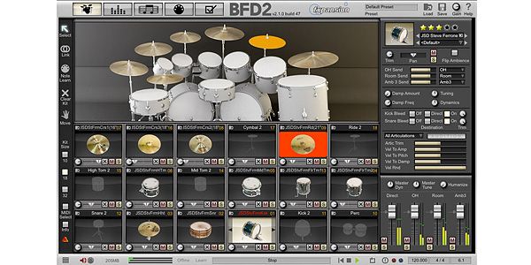 PLATINUM SAMPLES ( プラチナムサンプルズ )  / Jim Scott Rock Drums Vol 1 for BFD 画像2