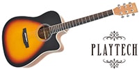 PLAYTECH AD28C Sunburst　ドレッドノート・カッタウェイタイプ