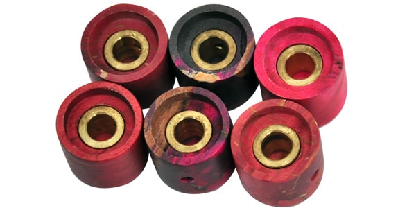 PLAYTECH ( プレイテック )  / Wood Knob Inch/Glow Red (1)画像2