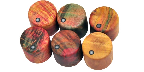 PLAYTECH / Wood Knob Milli/Shell Red (1)