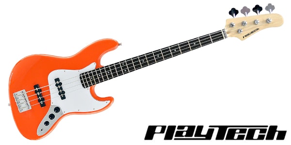 ポケットいっぱい PLAYTECH (プレイテック) エレキベース JBタイプ Orange