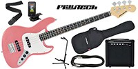 PLAYTECH JB420 Pink エレキベース 初心者入門セット