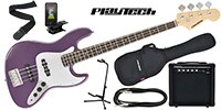 PLAYTECH JB420 Purple エレキベース 初心者入門セット