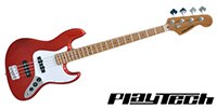 PLAYTECH JB480 Metallic Red 【カーボナイズド・メイプルネック】