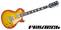 PLAYTECH LP400 Flame Top Cherry Sunburst　レスポールタイプ