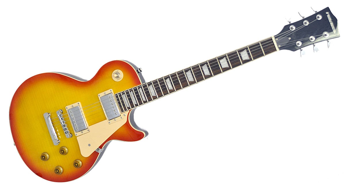 PLAYTECH/LP400 Flame Top Cherry Sunburst　レスポールタイプ