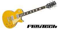 PLAYTECH LP400 Flame Top Lemon Burst　レスポールタイプ