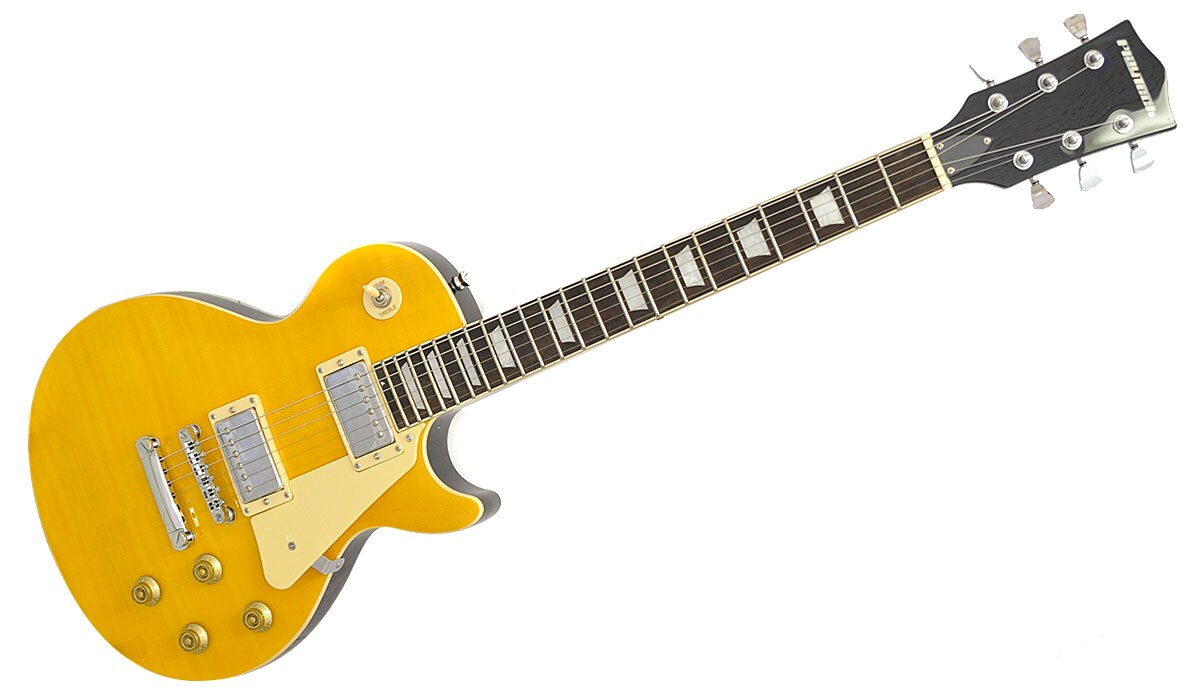 PLAYTECH/LP400 Flame Top Lemon Burst　レスポールタイプ