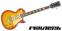 PLAYTECH LP400 Flame Top Violin Burst　レスポールタイプ