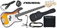 PLAYTECH PB450 Sunburst エレキベース 初心者入門セット