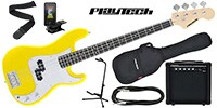 PLAYTECH PB450 Yellow エレキベース 初心者入門セット