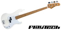 PLAYTECH PB480 White【カーボナイズド・メイプルネック】