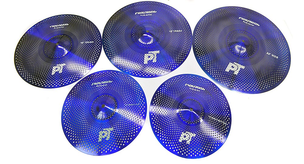 PLAYTECH/PLQ Reduce Volume Cymbal Blue シンバルセット