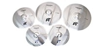 PLAYTECH PLQ Reduce Volume Cymbal Silver シンバルセット