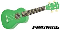 PLAYTECH PUK100C Green　ソプラノウクレレ【ギグバッグ付き】