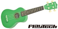 PLAYTECH / PUK100C Green　ソプラノウクレレ【ギグバッグ付き】