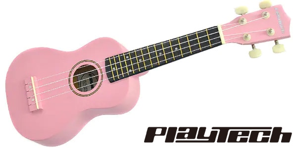 PLAYTECH ( プレイテック )  / PUK100C Pink　ソプラノウクレレ【ギグバッグ付き】