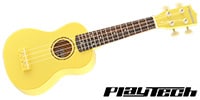 PLAYTECH PUK100C Yellow　ソプラノウクレレ【ギグバッグ付き】