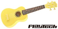 PLAYTECH / PUK100C Yellow　ソプラノウクレレ【ギグバッグ付き】