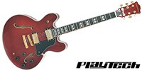 PLAYTECH SA500 Flame Cherry セミアコースティックギター