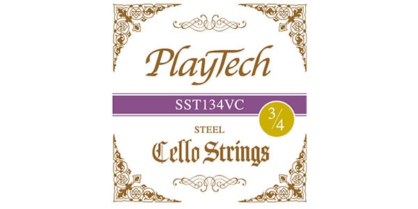 PLAYTECH ( プレイテック )  / SST134VC チェロ弦 スチール 3/4セット