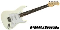 PLAYTECH ST025 WHITE　570mmスケール ミニギター